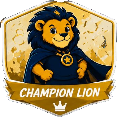 Champion Lion — the final stage of the Lion Badge Ladder
