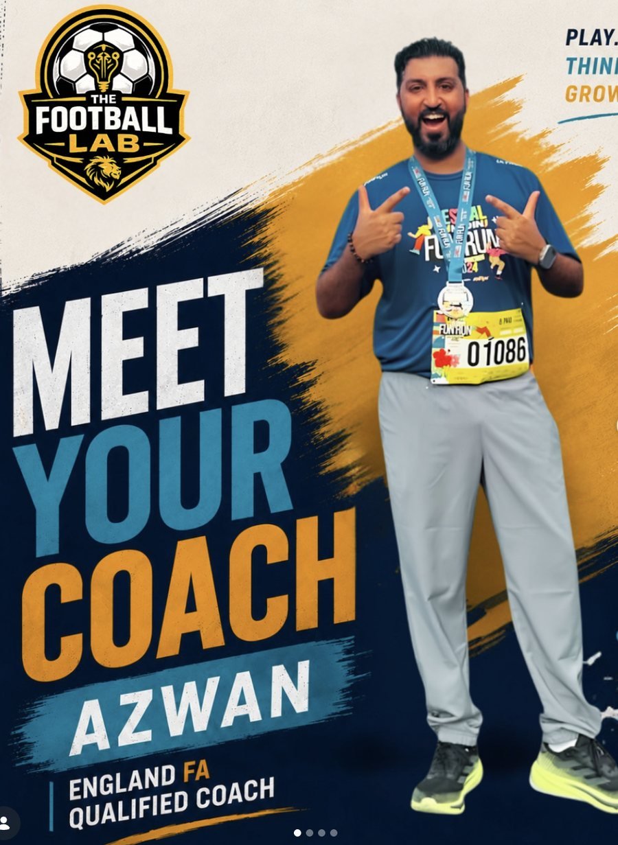 Meet Coach Azwan — England FA Qualified Coach